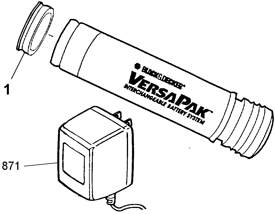 Page A Diagram and Parts List for VP100 1 Black and Decker Charger